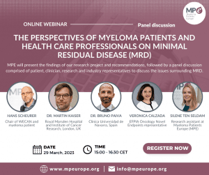 MPE webinar: Minimal Residual Disease in myeloma