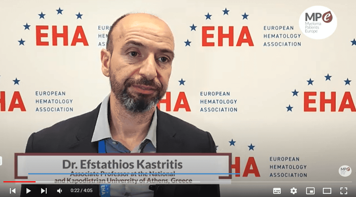 Dr. Efstathios Kastritis, Associate Professor at the National and Kapodistrian University of Athens, Greece.
