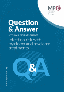 Cover Q&A infection risk with myeloma and myeloma treatments