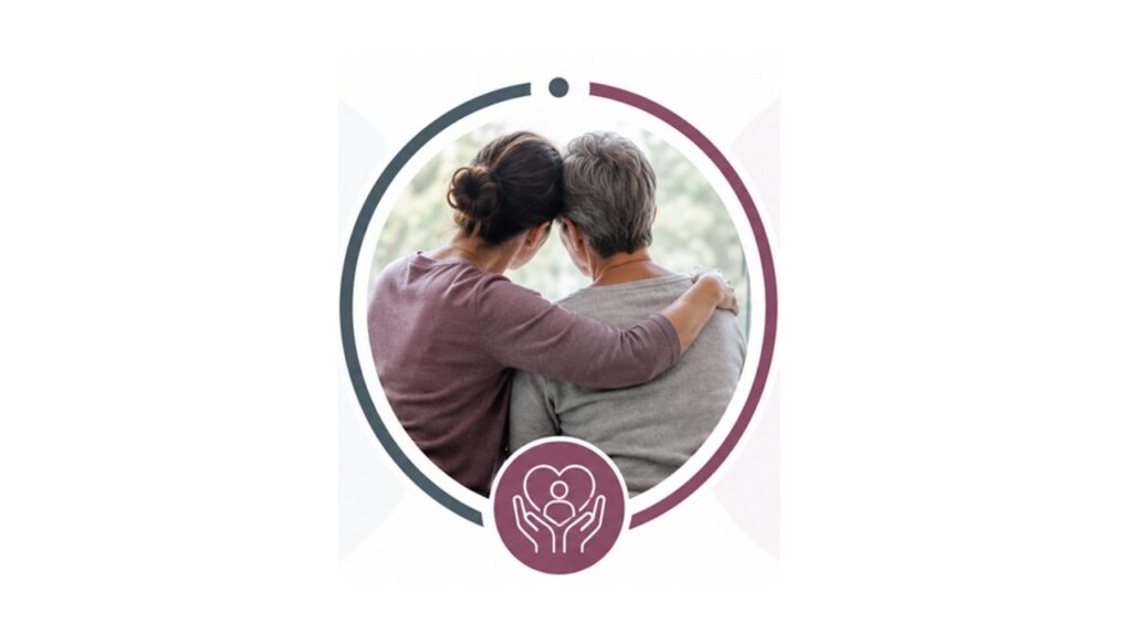 Photo of people with their arm around another