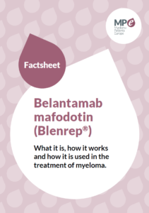 Belantamab mafodotin factsheet cover